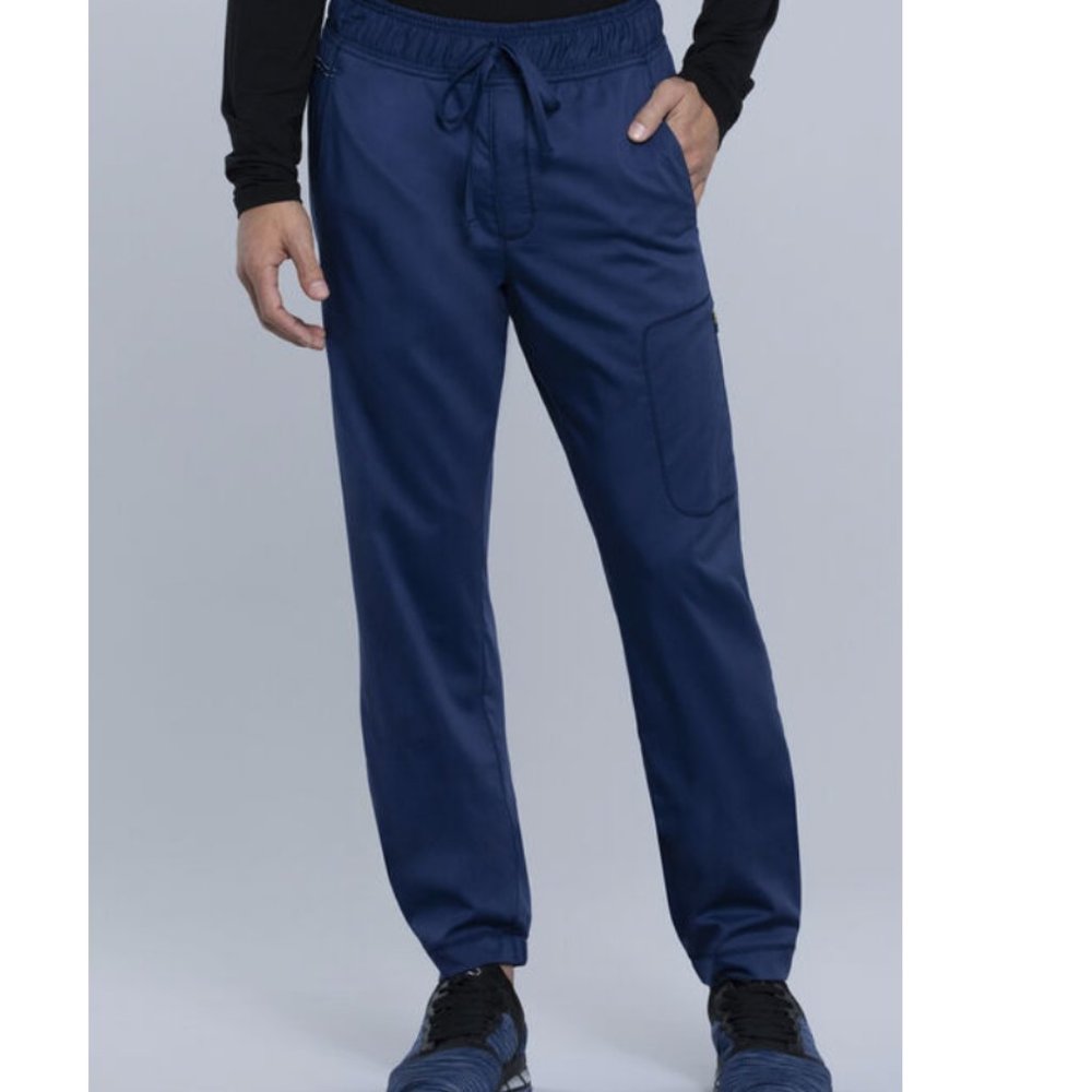Cherokee Men's WW Revolution Natural Rise Jogger Scrub Pants